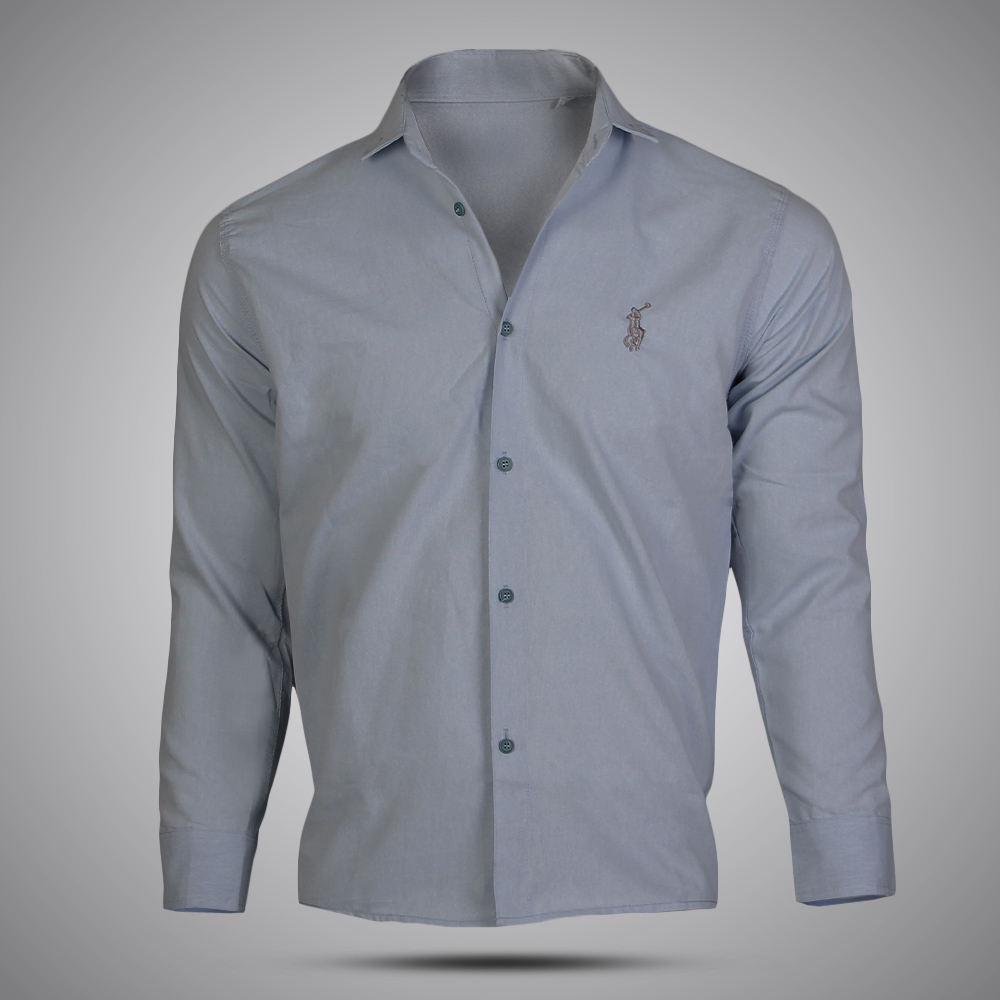 پیراهن اسپرت مدل POLO آبی روشن